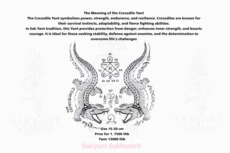 Sacred Animal Yant AN-11 Sak Yant design