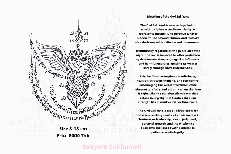 Sacred Animal Yant AN-13 Sak Yant design