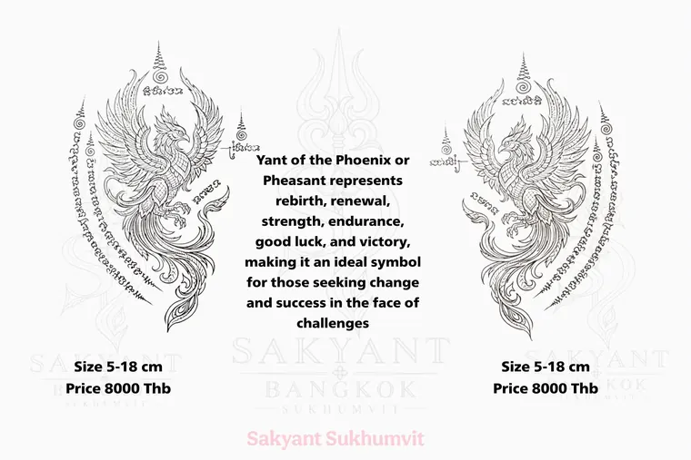 Lotus & Sarika Yant LS-21 Sak Yant design