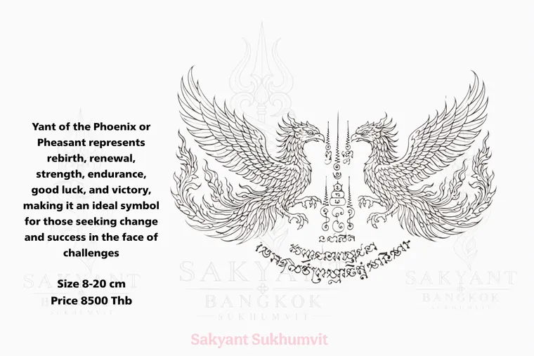 Sacred Animal Yant AN-14 Sak Yant design