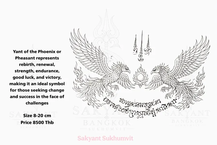 Sacred Animal Yant AN-15 Sak Yant design
