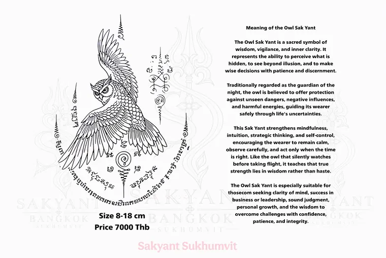 Sacred Animal Yant AN-08 Sak Yant design