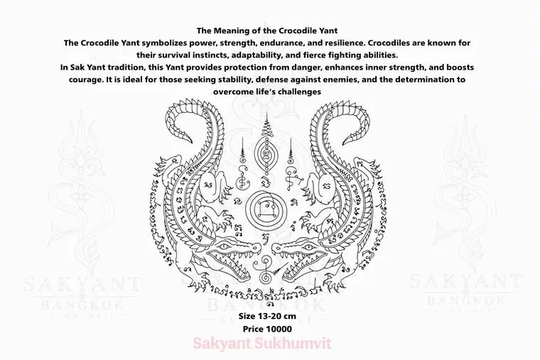 Sacred Animal Yant AN-17 Sak Yant design