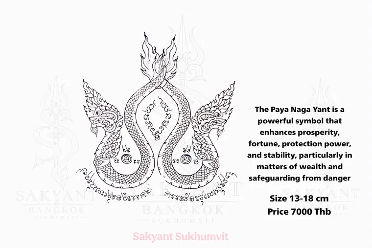Naga Yant NG-12 Sak Yant design