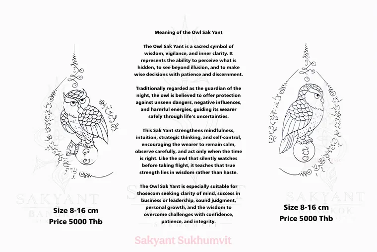 Sacred Animal Yant AN-02 Sak Yant design