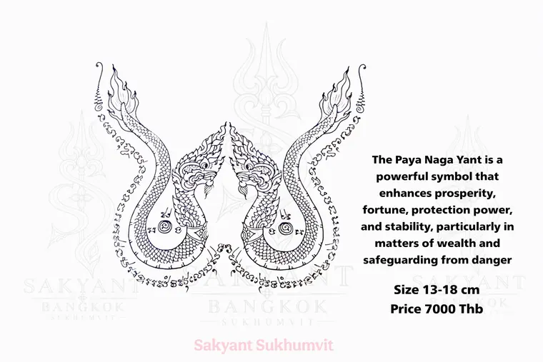 Naga Yant NG-14 Sak Yant design
