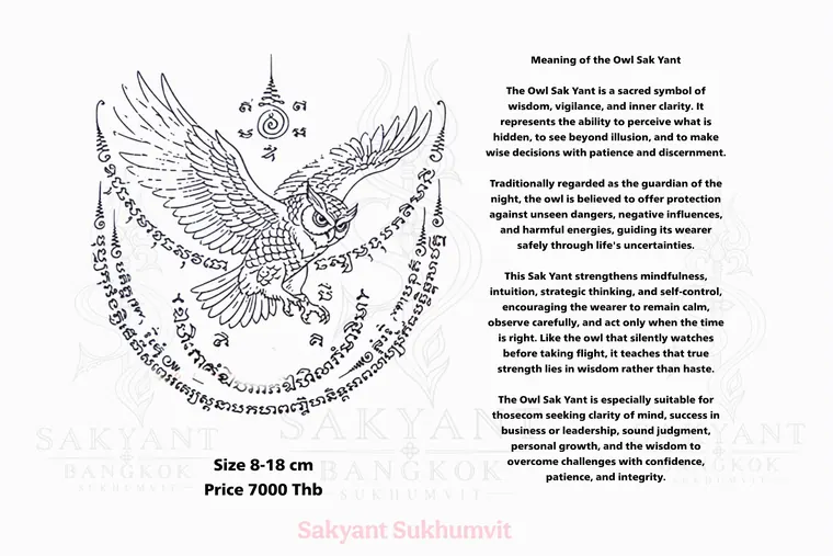 Sacred Animal Yant AN-10 Sak Yant design