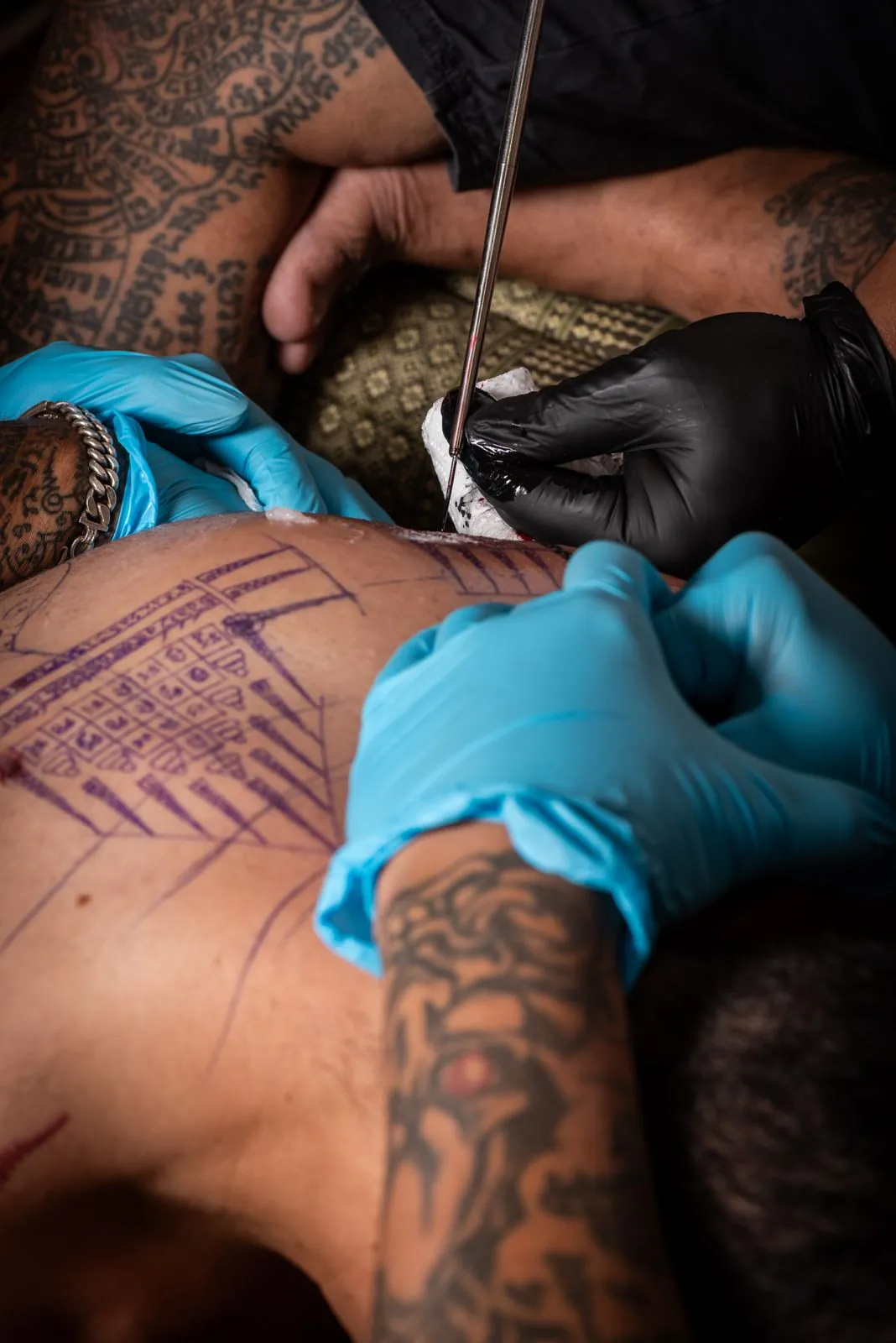 Hand-Poked Tattooing